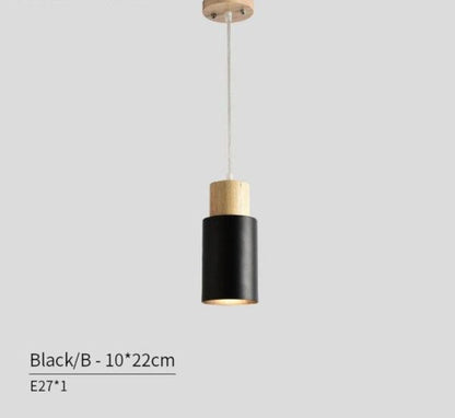 Ambrose - Modern Nordic Long Hanging Wood Light