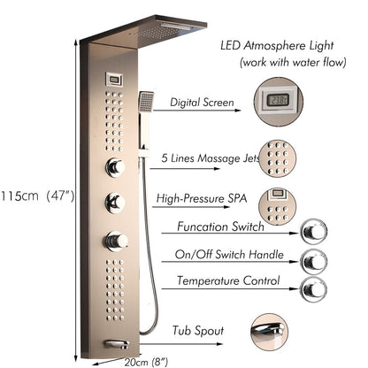 Shower Column Faucet Bath