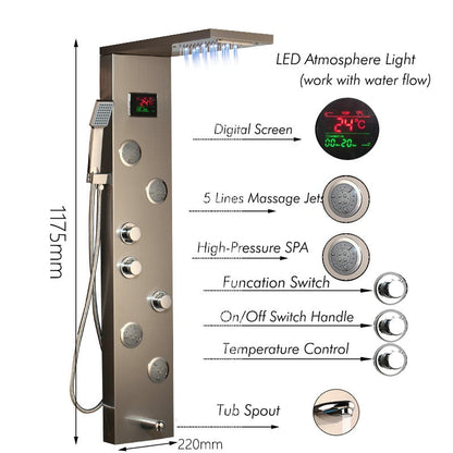 Shower Column Faucet Bath