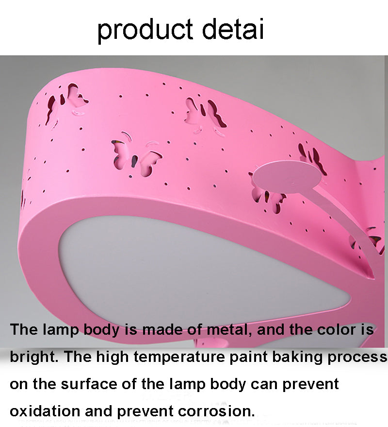 Modern Butterfly LED Ceiling Lamp for Kids Room