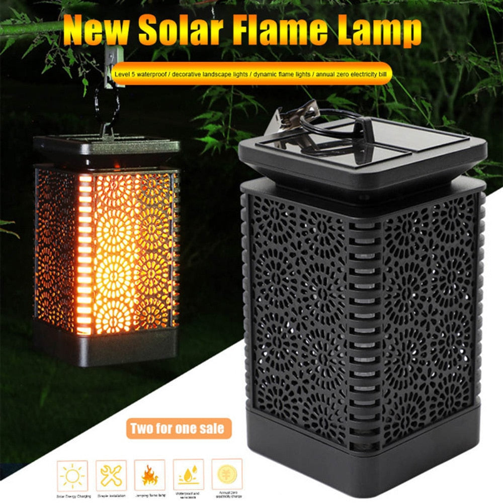 LED Solar Lights Dancing Flame