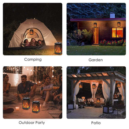 LED Solar Lights Dancing Flame