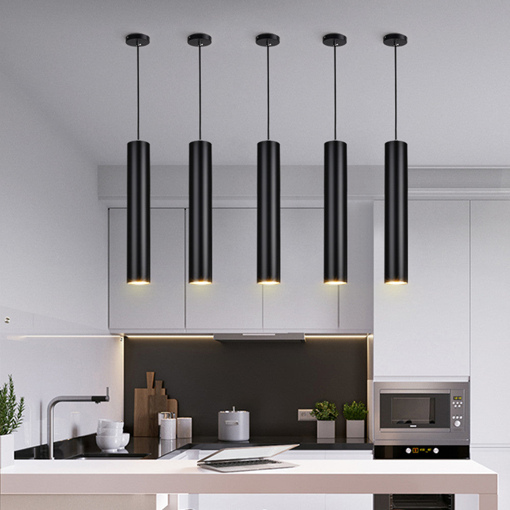 Dimmable LED Pendant Lamp Long Tube