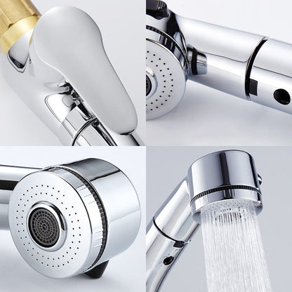 Pull Out Bathroom Sink Faucet