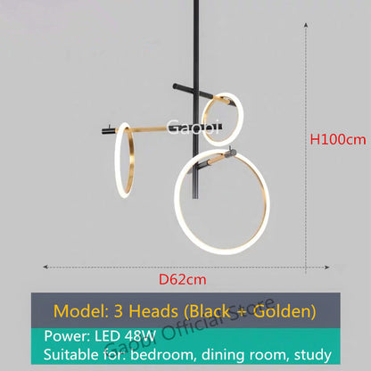 Postmodern LED Chandelier Lighting