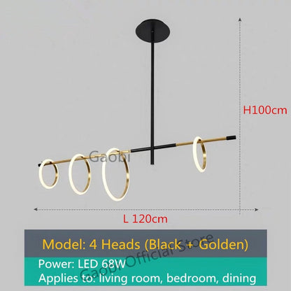 Postmodern LED Chandelier Lighting
