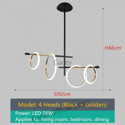 Postmodern LED Chandelier Lighting