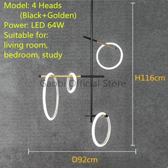 Postmodern LED Chandelier Lighting