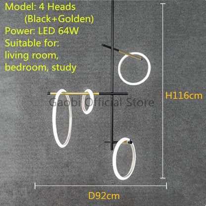 Postmodern LED Chandelier Lighting