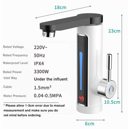 Electric Instant Water Heater whit Display