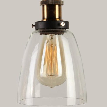 Vintage 5.5" To 11" Wide Pendant Glass Retro Lights - Sofrey Select