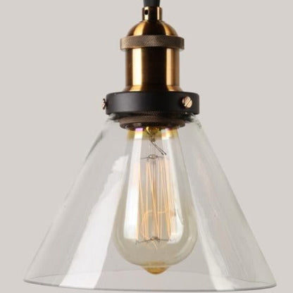 Vintage 5.5" To 11" Wide Pendant Glass Retro Lights - Sofrey Select