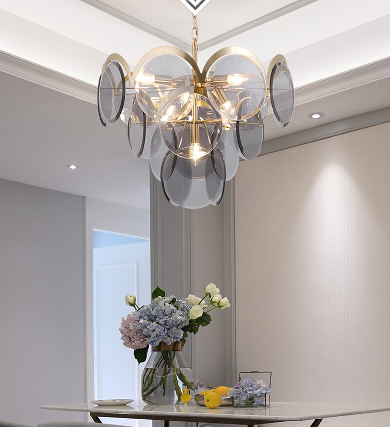 Nordic Chandelier Light Model Room Hall