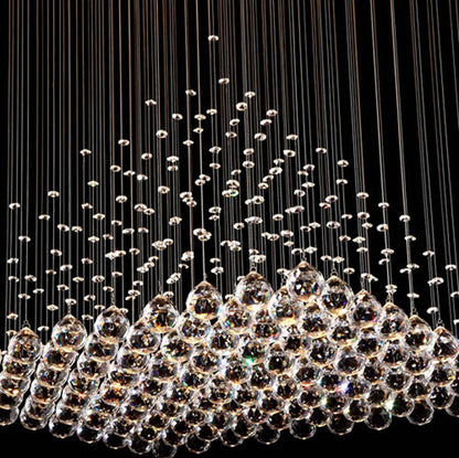 Modern CrystaL Chandelier  Pyramid Lamps