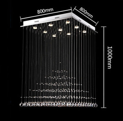 Modern CrystaL Chandelier  Pyramid Lamps