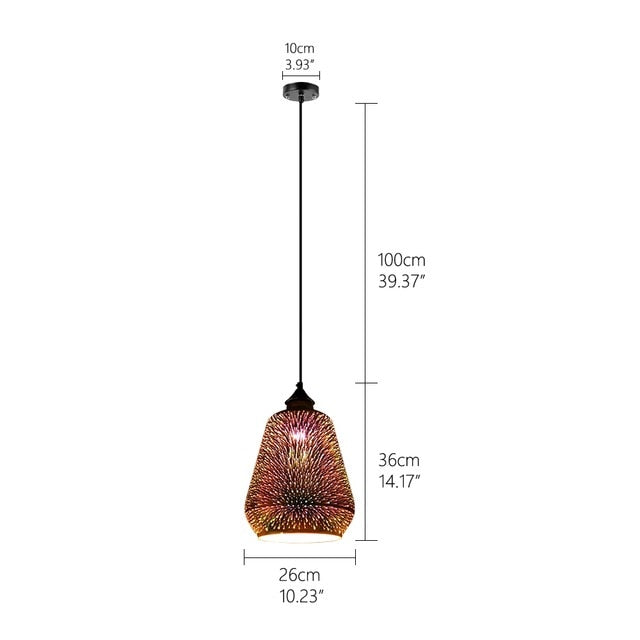 Modern 3D Pendant Lamp