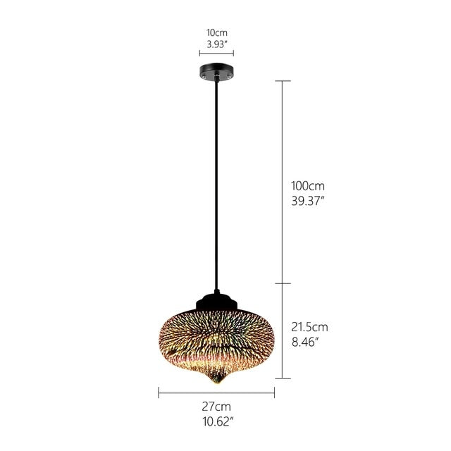 Modern 3D Pendant Lamp