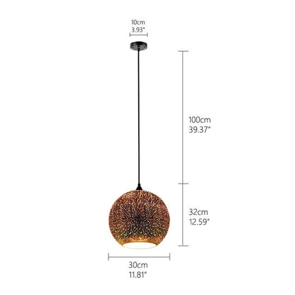 Modern 3D Pendant Lamp