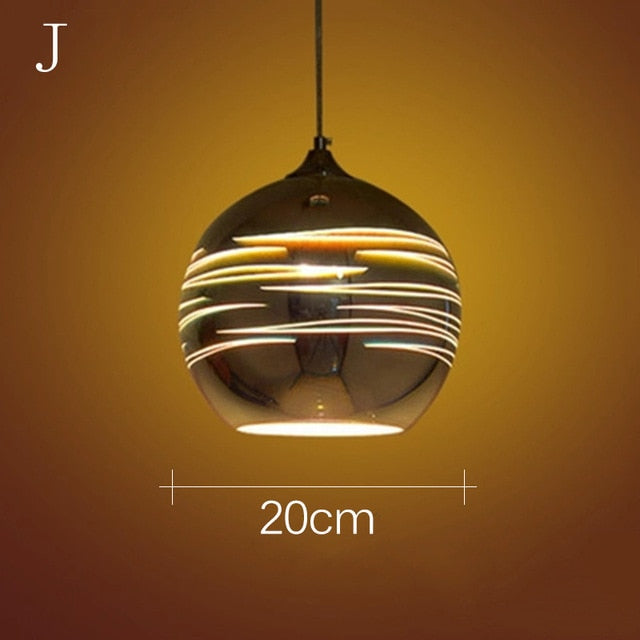 Modern 3D Pendant Lamp