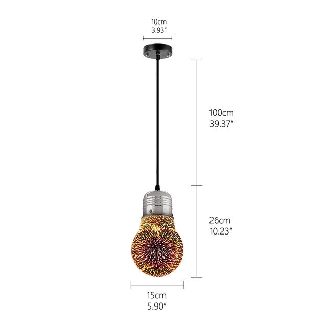 Modern 3D Pendant Lamp