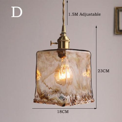 Vintage Handcrafted Glass Pendant Lights