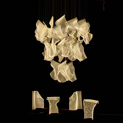 Stair Chandelier Art Ceiling Lamp