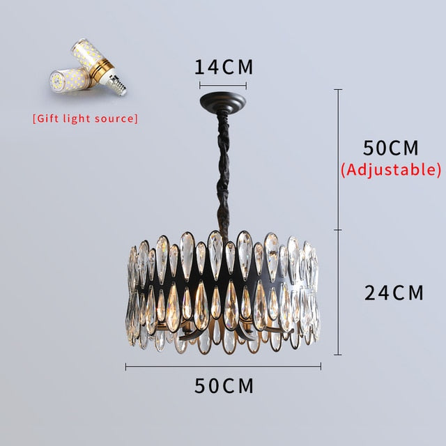 Mimis' Droplet - Living Room Chandelier Crystal Lighting