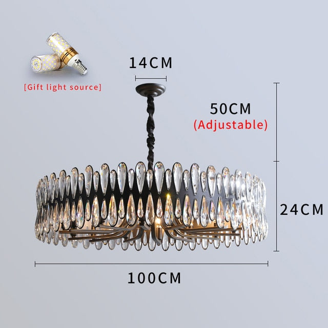 Mimis' Droplet - Living Room Chandelier Crystal Lighting