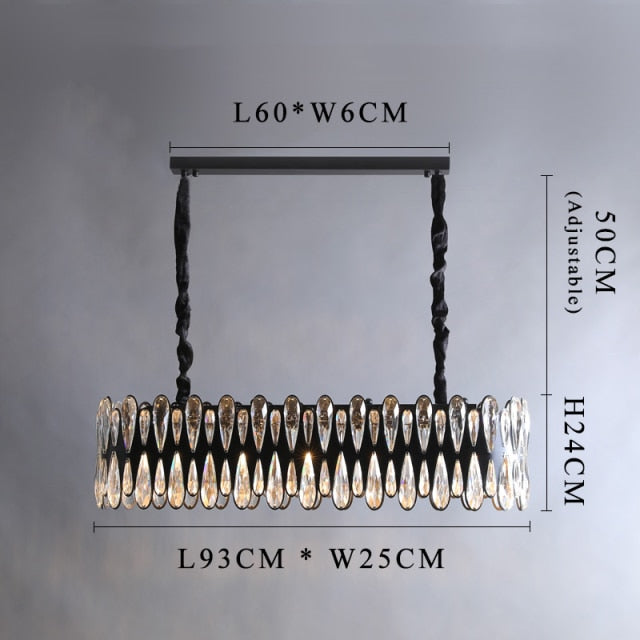 Mimis' Droplet - Living Room Chandelier Crystal Lighting