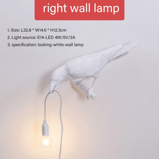 Lucky Crow Lamp