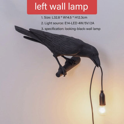Lucky Crow Lamp