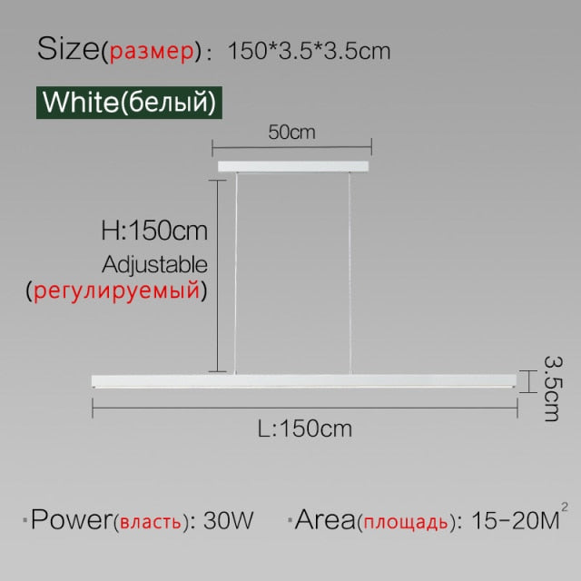 Pendent Nordic Lamps Chandeliers for dining room