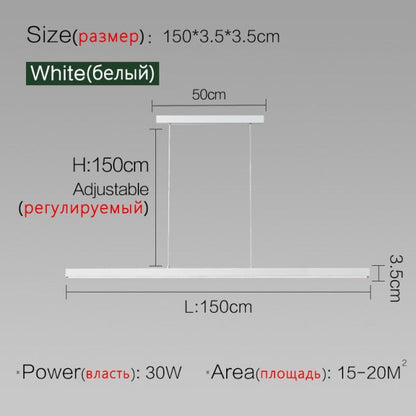 Pendent Nordic Lamps Chandeliers for dining room