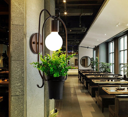Brielle - Modern Nordic Planter Wall Lamp