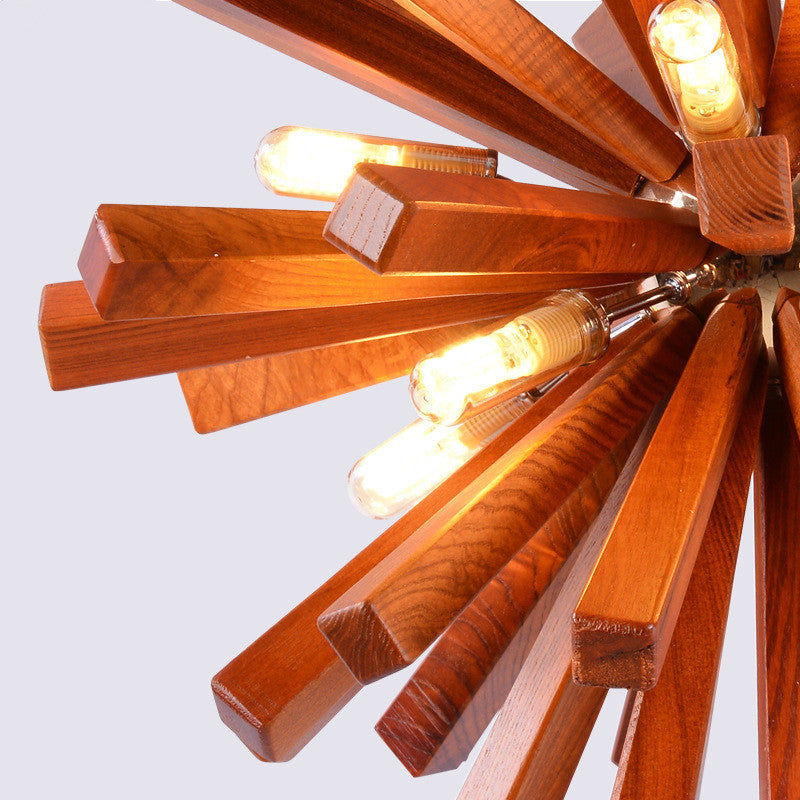 Dandelion - Wooden Pendant Light