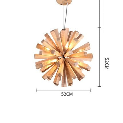 Dandelion - Wooden Pendant Light