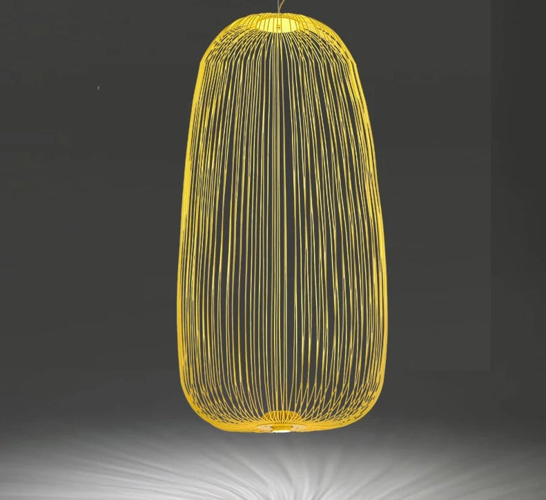 Minis - Modern Cage Spokes Hanging Lamp