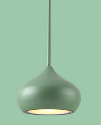 Colourful Dome Shaped Lampshade LED Pendant Lights