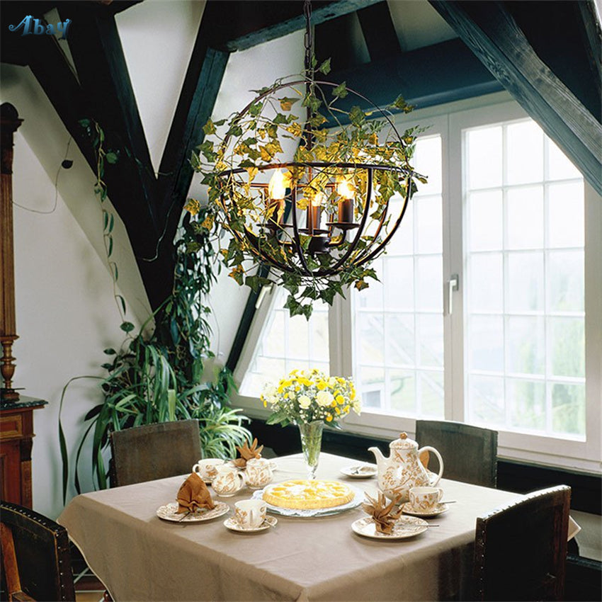 Emory - Vintage Industrial Bird Cage Hanging Lamp