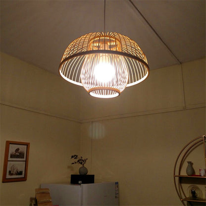 Calico - Bamboo Pendant Hanging Light