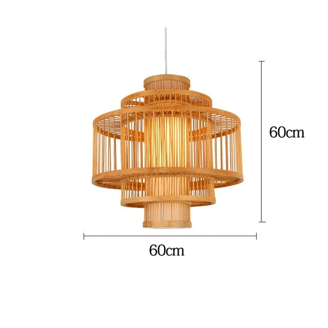 Calico - Bamboo Pendant Hanging Light