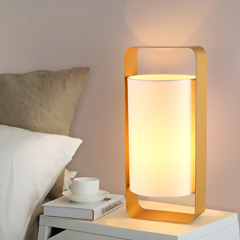 Nate - Modern Frame Floating Lantern Desk Lamp
