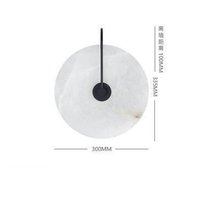 Lalula - Marble Circular Wall Lamp