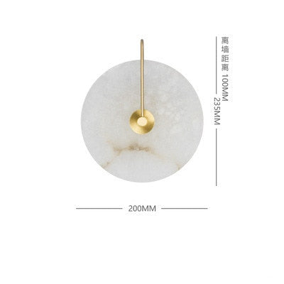 Lalula - Marble Circular Wall Lamp