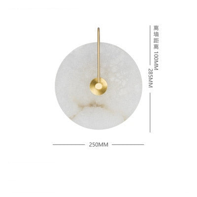 Lalula - Marble Circular Wall Lamp
